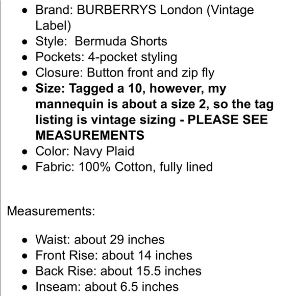 🔥🔥🔥BURBERRY🔥🔥STUNNING🔥🔥GOLF SHORTS🔥🔥🔥 - Picture 15 of 15